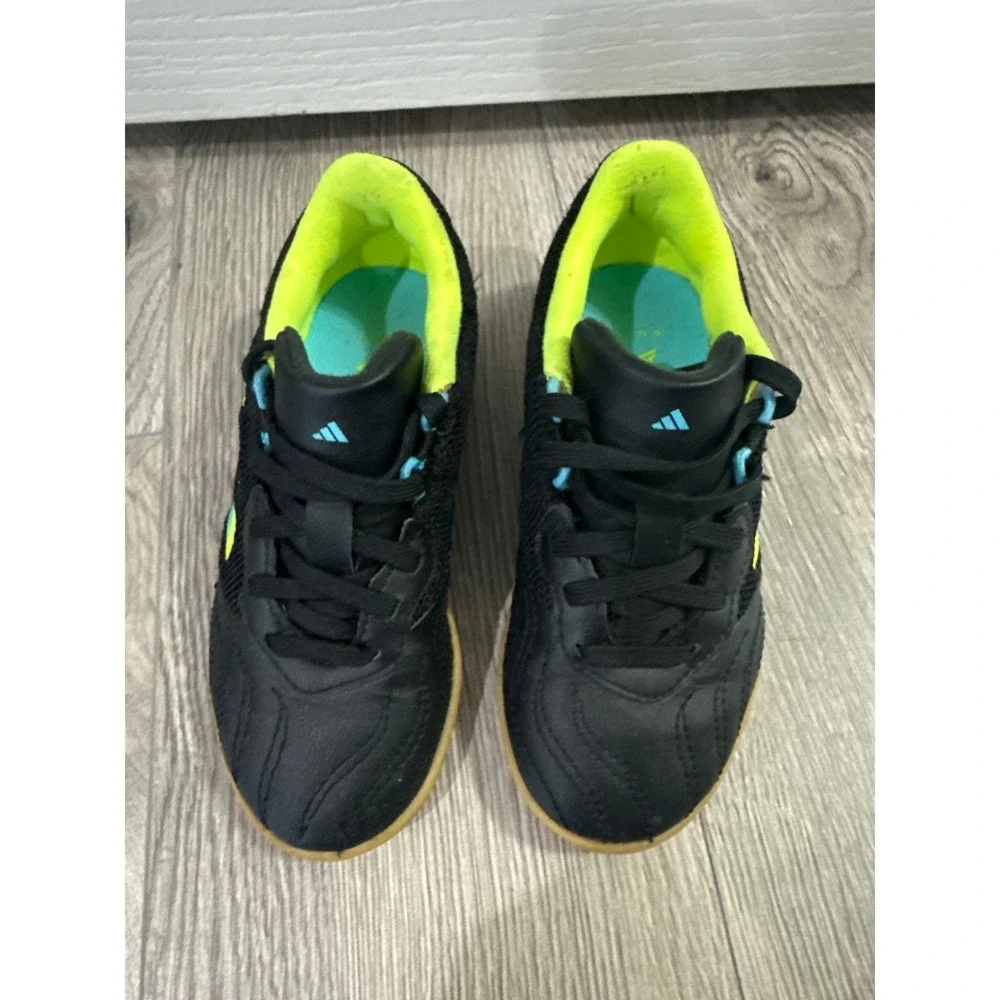 Adidas Kids‎ Copa Sense.3 Indoor Soccer Shoes Black Neon Size 11.5K
